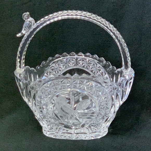 Hofbauer Other - BEAUTIFUL HOFBAUER THE BYRDES COLLECTION GLASS BASKET